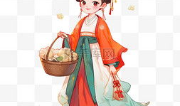 手绘漫画人物女生古装,手绘漫画中的古装美女风采